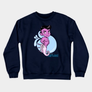 Lavender Seahorse Merbie Crewneck Sweatshirt